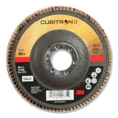 3M 7100085781 Cubitron II Flap Disc 4-1/2 in dia 40+ Grit 7/8 in Arbor 13300 RPM