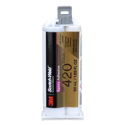 3M 7100148731 Scotch-Weld Epoxy Adhesive 50 mL Black Duo-Pak