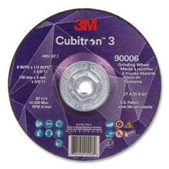 3M 7100312966 Cubitron 3 Depressed Center Grinding Wheel 36+ Grit T27