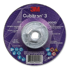 3M 7100313192 Cubitron 3 Cut-Off Wheel 4-1/2 in dia x 0.045 in Thick x 5/8 in-11 Arbor 36+ Grit