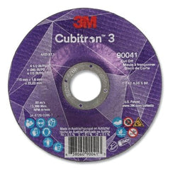 3M 7100304008 Cubitron 3 Cut-Off Wheel 4-1/2 in dia x 0.045 in Thick x 7/8 in Arbor 36+ Grit