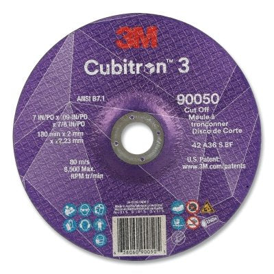 3M 7100313191 Cubitron 3 Cut-Off Wheel 36+ Grit T27