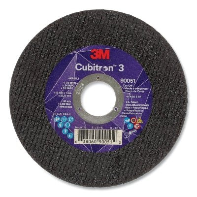 3M 7100304307 Cubitron 3 Cut-Off Wheel 60+ Grit (4-1/2 Inches Diameter) Replacement MPN