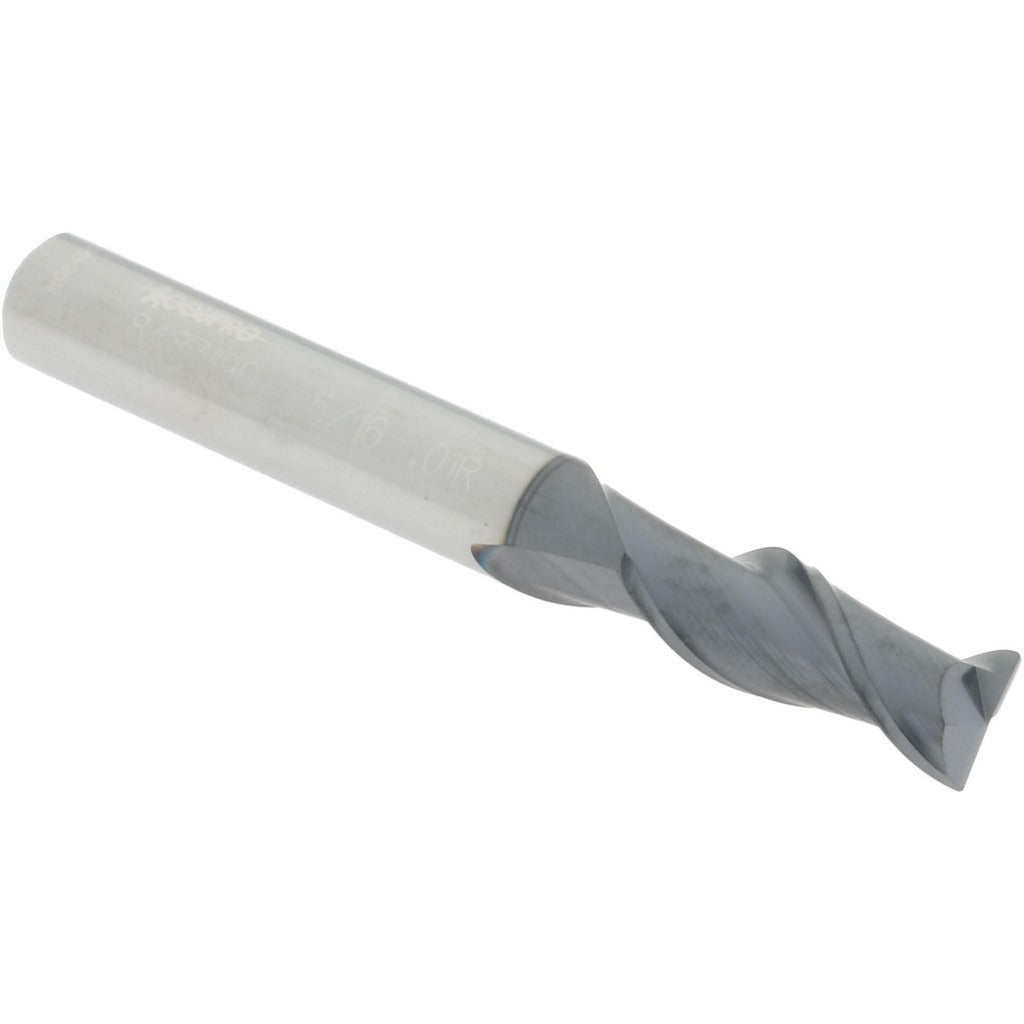 ACCUPRO Accupro 12181382 Corner Radius End Mill 5/16 in 2 Flute Altin