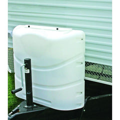 Camco 40542 Propane Tank Cover - Polar White Fits 30# Steel Double Tank