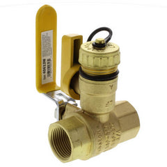 Webstone 40613 Ball Valve Pro-Pal Brass 3/4 Iron Pipe Size with Drain PTFE Full Port Reversible Handle