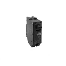 GE THQL1115PAF2 THQL Molded Case Circuit Breaker, 120/240V, 15 Amp, 10kAIC Interrupt, 1 Pole, Plug-On Neutral Connection