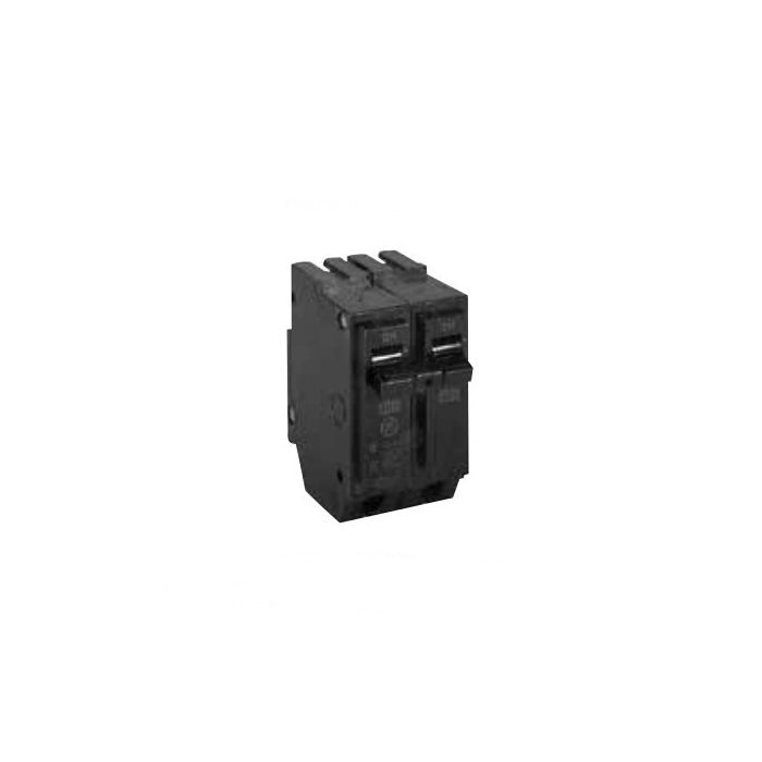 GE THQL2120PGFT THQL Molded Case Circuit Breaker, 120/240V, 20 Amp, 10kAIC Interrupt, 2 Pole, Plug-On Neutral Connection