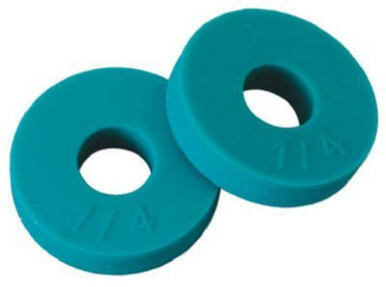 BRASSCRAFT Brasscraft sc2107 Flat Faucet Washer 9/16 in Green 2 Pack