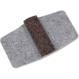 LORELL Lorell 49319 Wraparound Floor Savers Gray 16 Pack
