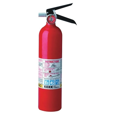 Kidde 46622701 Fire Extinguisher Dry Chemical 2.6# with Metal Strap Bracket Rechargeable