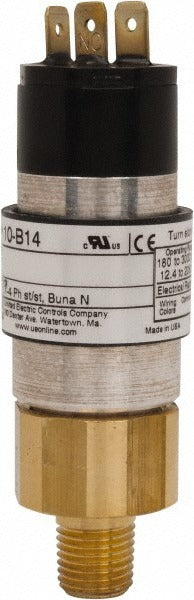 UNITED ELECTRIC CONTROLS United Electric Controls 10-B14 Pressure Switch 180-3000 Psi