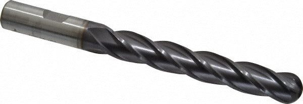CLEVELAND CONTROLS Cleveland C33365 Ball End Mill 0.5in 4 Flute Hss Ticn
