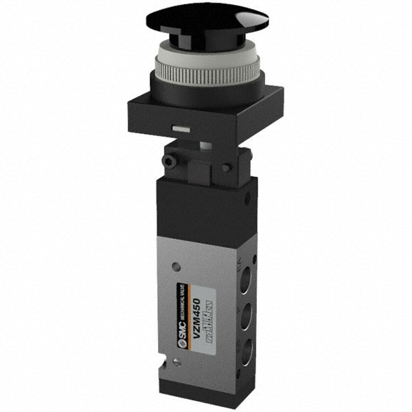 SMC Smc Pneumatics NVZM450-N01-30B Push Button Valve 5 Port
