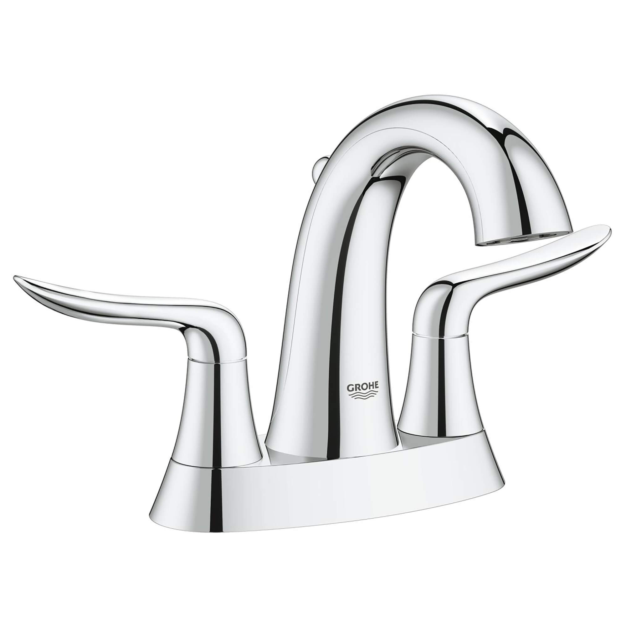 GROHE 2042600A AGIRA 4 Centerset 2 Handle Bathroom Faucet Chrome