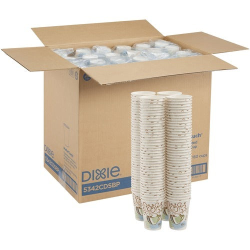 DIXIE Dixie Foods DXE5342CDSBPCT Insulated Hot Cup 12 Oz 960ct