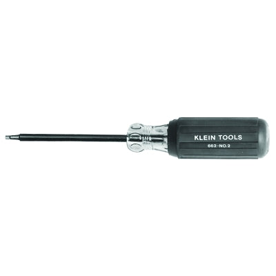 Klein Tools 662 Square-Recess Tip Screwdriver 4-Inch