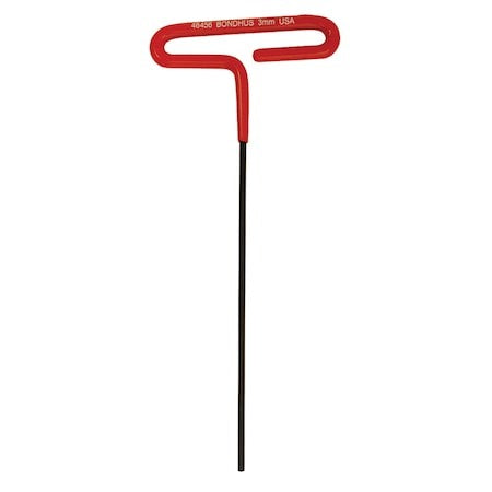 BONDHUS Bondhus 46456 3mm cushion grip loop hex T-handle (6 in)