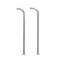 Newport Brass 3-196/26 Tub Riser Fairfield 2 Floor Mount 3/4 Inch Polished Chrome