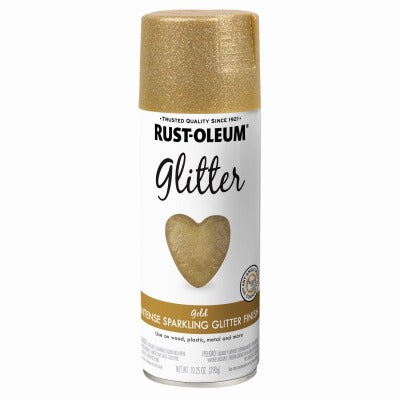 RUST-OLEUM Rust-oleum 267689 Gold Glitter Spray Paint 10.25 Oz