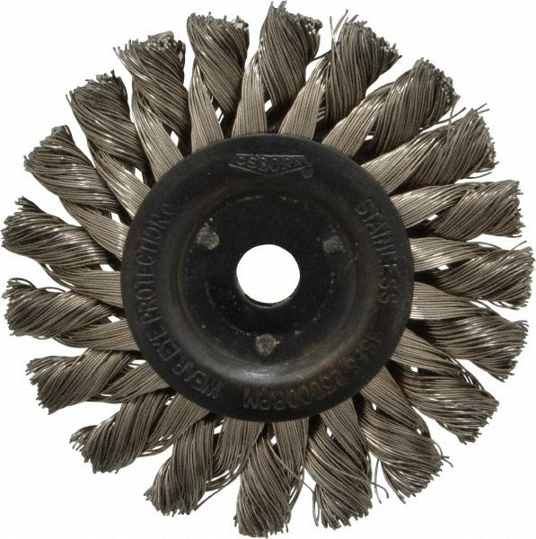 OSBORN Osborn 0002675600 Knotted Wheel Brush 3 Inch Stainless