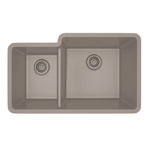 DAKOTA Dakota Plumbing Products GSE-QC4060LD-CO Undermount Kitchen Sink