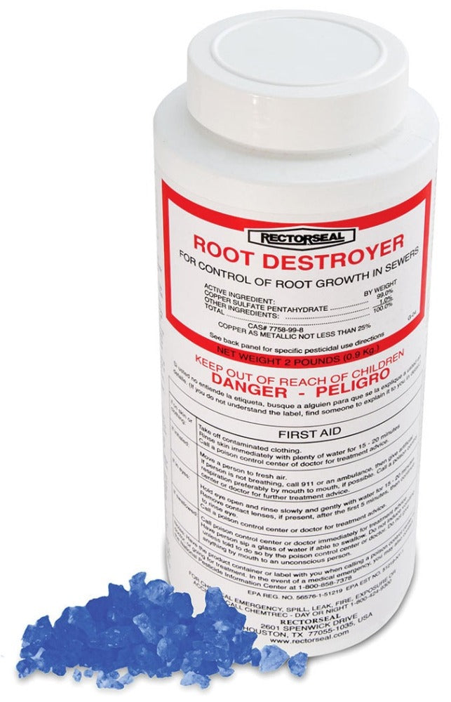 RECTORSEAL Rectorseal 81394 Root Destroyer 2 lb Bottle