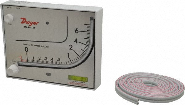 DWYER Dwyer Markii 26 Incline Manometer 15 Psi Plastic