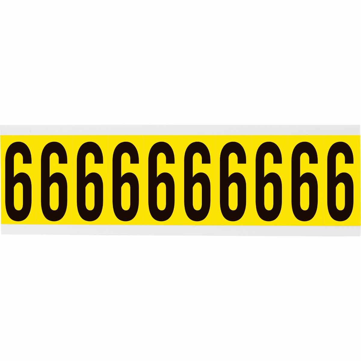 BRADY Brady 3440-6 Number Label (2 in / Card of 10)