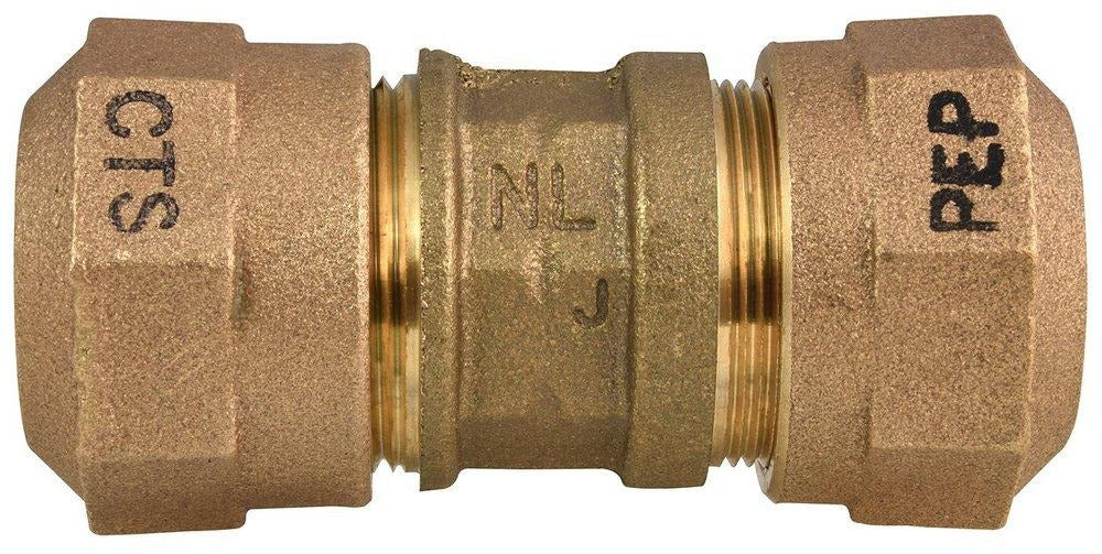 FORD METER BOX Ford Meter Box C46-33-Q-NL 3/4 in Quick Joint Brass Coupling (3/4 in) FC4633QNL