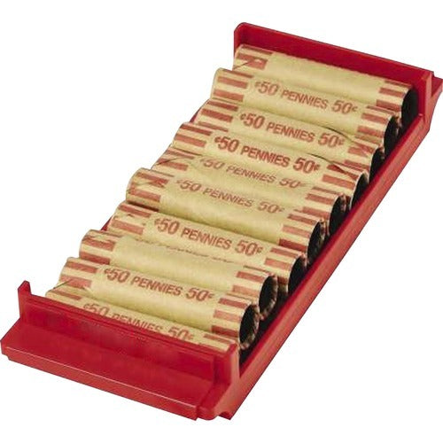 CONTROLTEK Controltek CNK560560 Red Coin Tray Stackable Pack of 2