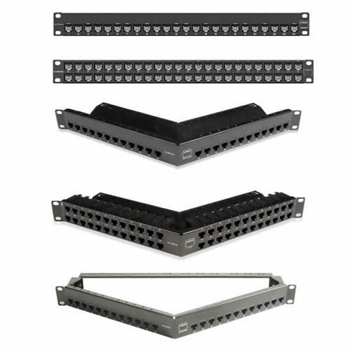 SIEMON Siemon Company Z6AS-PNL-24K Cat6a Patch Panel 24 Port