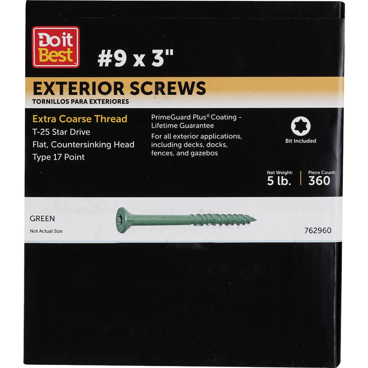 BSC PREFERRED Bsc Preferred 762960 Exterior Deck Screw 5 Lb Box