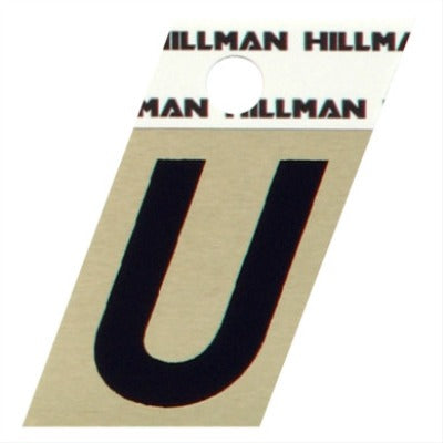 HILLMAN Hillman Fasteners 840534 Reflective Adhesive Letter U 1.5in
