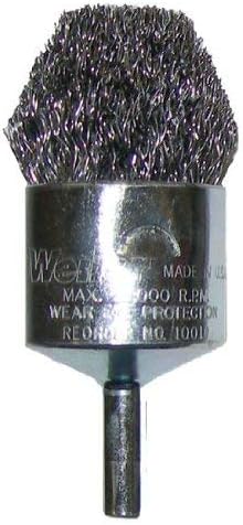 Weiler 10317 Controlled Flare Crimped Wire End Brush 3/4 10/min