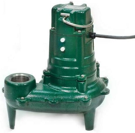 Zoeller 267-0032 Waste-Mate 2 in. 115V 9.4A 1/2 hp 128 gpm NPT Cast Iron Sewage Pump