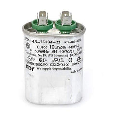 Rheem 43-25134-22 Protech Single Oval Run Capacitor 10 MFD 440VAC