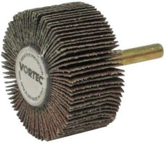 Weiler 30721 Vortec Coated Aluminum Oxide Flap Wheel 80 Grit 1 Inch Face Width 1 Inch Diameter 30000 RPM