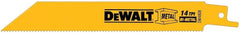 Dewalt DW4808 Reciprocating Saw Blades 14 TPI 6 Inch 5 Pack