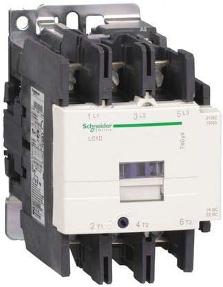 Schneider Electric LC1D80G6 TeSys D IEC Contactor 600 VAC 80 Amp 3-Pole