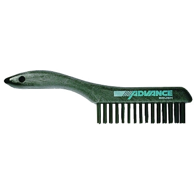 Pferd 85037 Shoe Handle Scratch Brush 4x16 Rows CS Wire Plastic Block