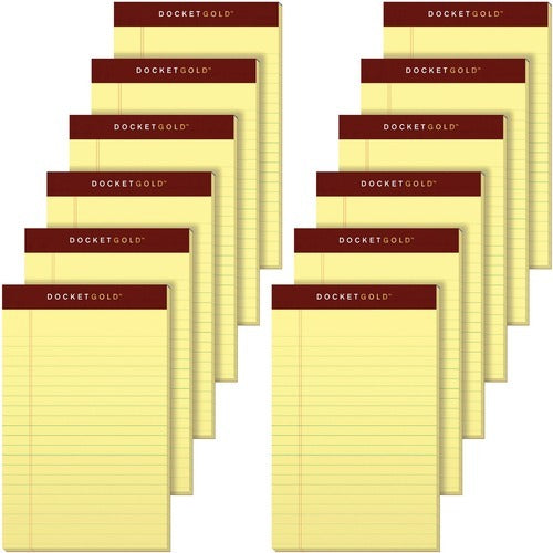 TOPS Tops TOP63900 Junior Legal Docket Pad 50 Sheets Pack of 12