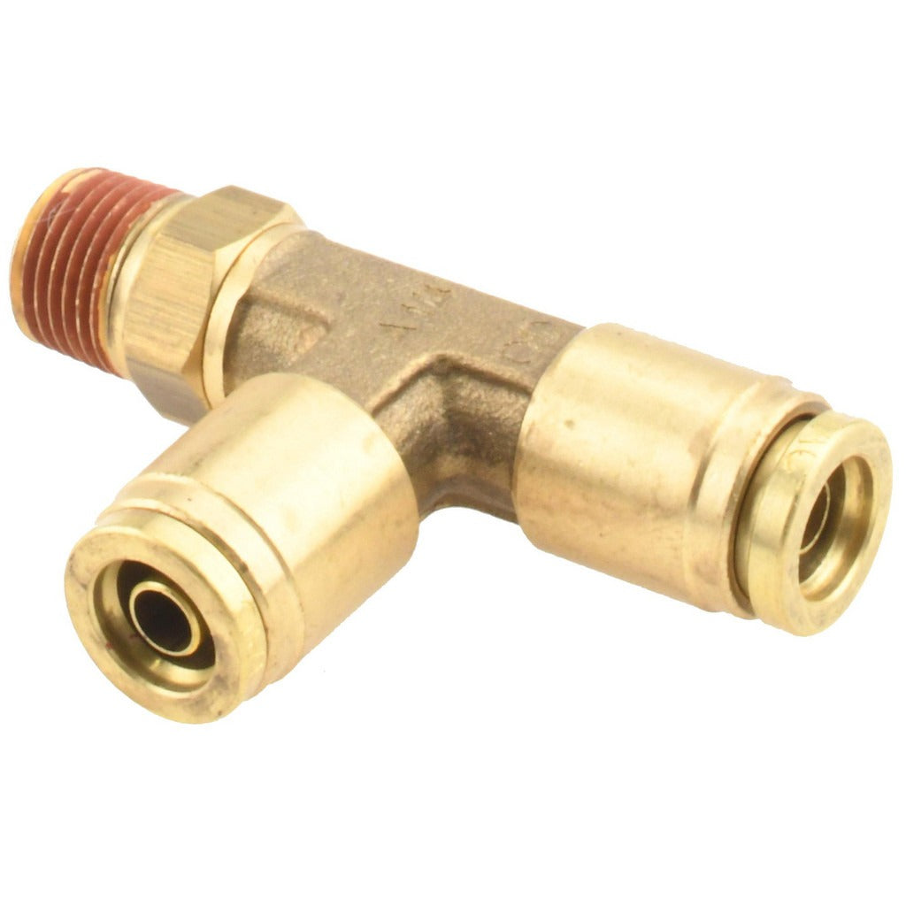 PRO-SOURCE Pro-source PC71-DOTS-42 Brass Tee Swivel Fitting 1/4 in