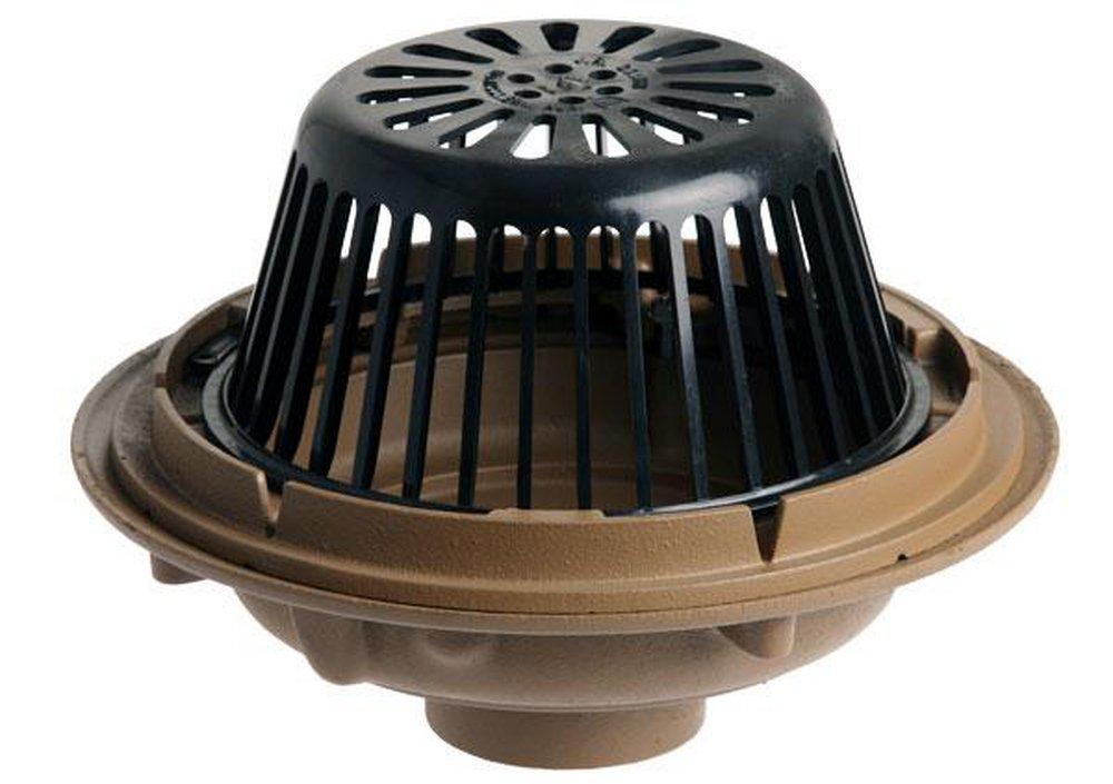 Jay R. Smith 1010Y04B 4 in. No-Hub Cast Iron Roof Drain