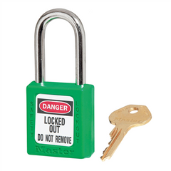 Master Lock 410GRN Series 410 High Security Thermoplastic Safety Padlock