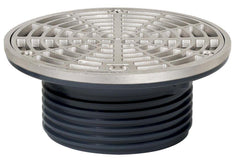 Sioux Chief 832-4HSR FinishLine 4 in. Hub Plastic Stainless Steel Floor Drain