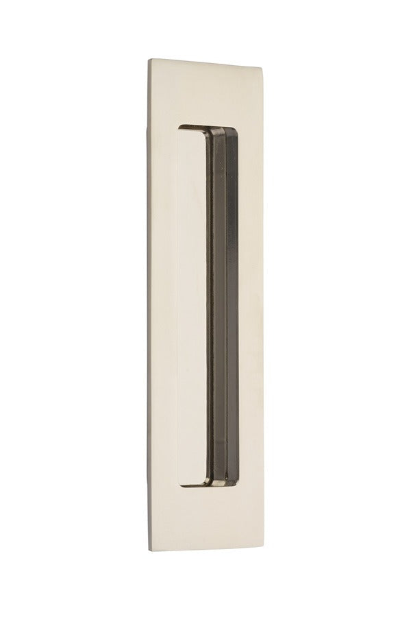 EMTEK Emtek 220307US14 Modern Rectangular Flush Pull Polished Nickel