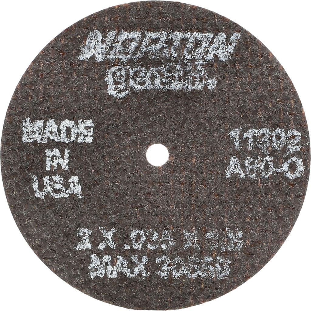 NORTON Norton 66243411392 Aluminum Oxide Cutoff Wheel 2in Type 1