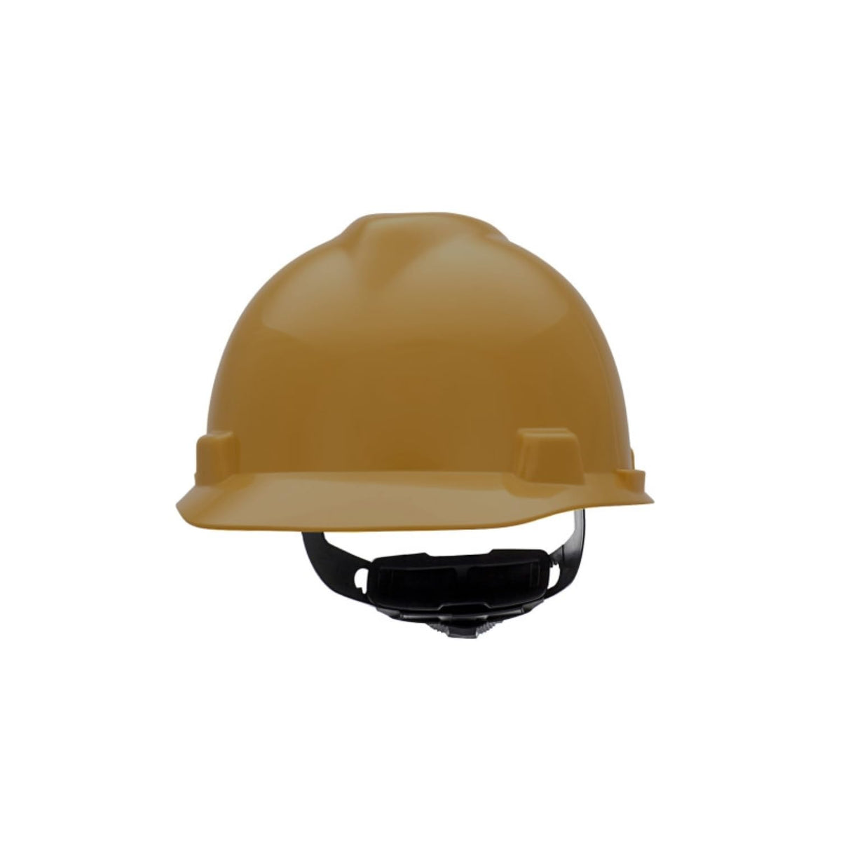 MSA 475365 V-Gard Cap Style Safety Hard Hat Fas-Trac III Suspension Gold