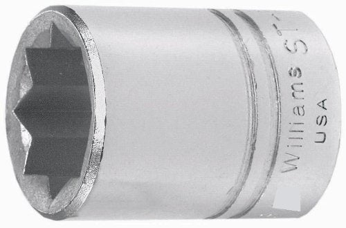 Williams JHWST-816 1/2-Inch Shallow 8 Point Socket